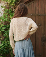 The Crochet Cardigan - Natural