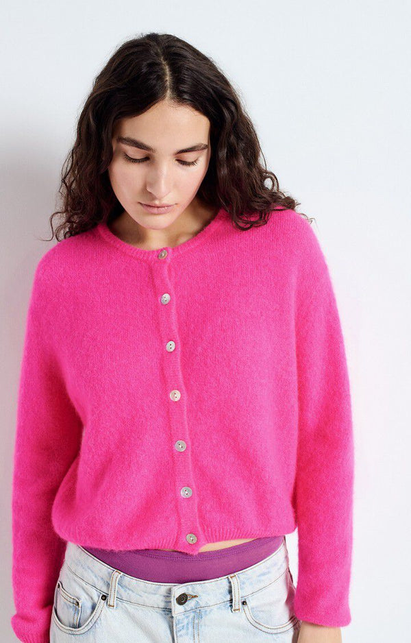 Vitow Cardigan - Hot Pink