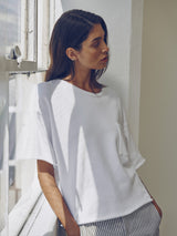 Harris Sweatshirt in French Terry - White