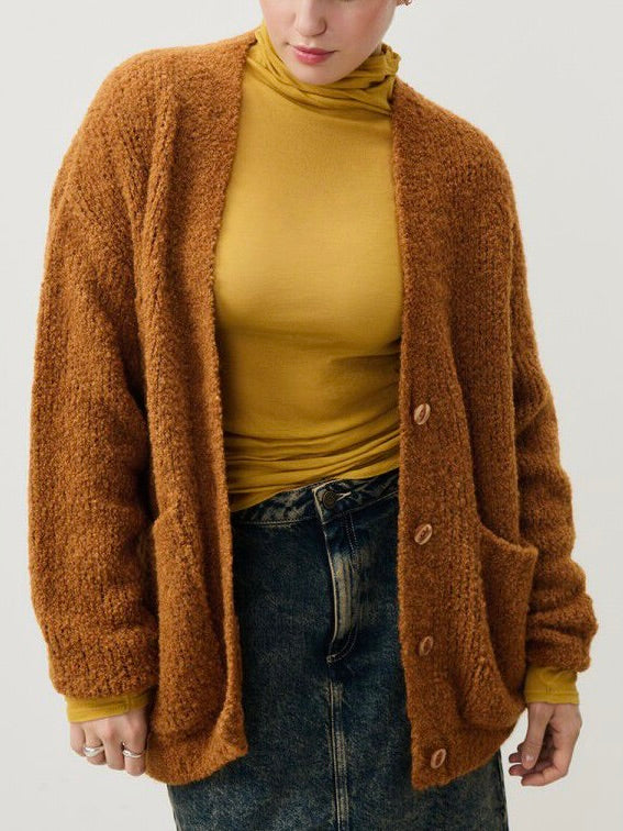 Zolly Cardigan - Camel Chine