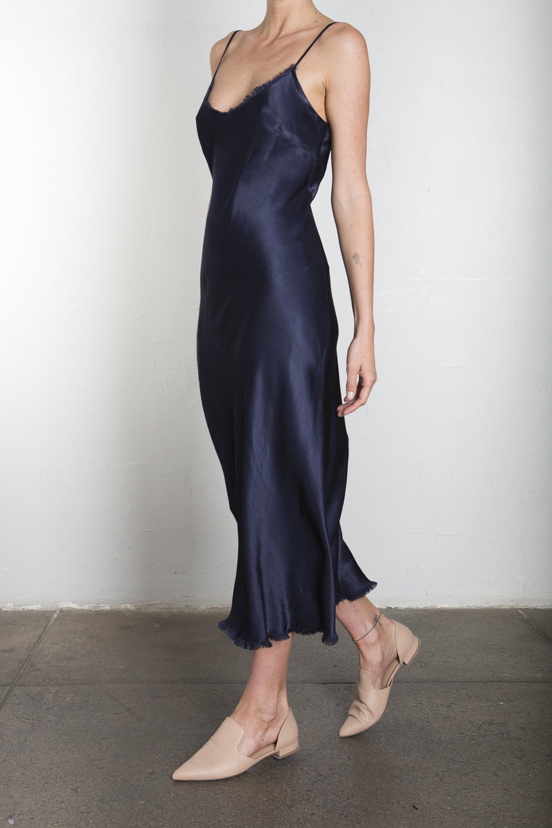 Farrah Slip Dress in Vintage Satin