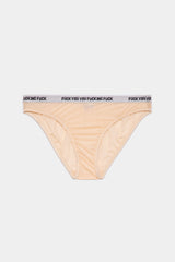 R13 FUUFF Classic Panty - Nude