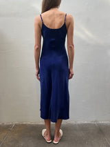 Farrah Slip Dress in Cupro - Imperial