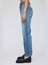 Moussy Marilla Wide Straight Jean Light Blue