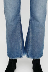 Moussy Saint Charles Remake Flare Jean - Blue Orig-$360.00