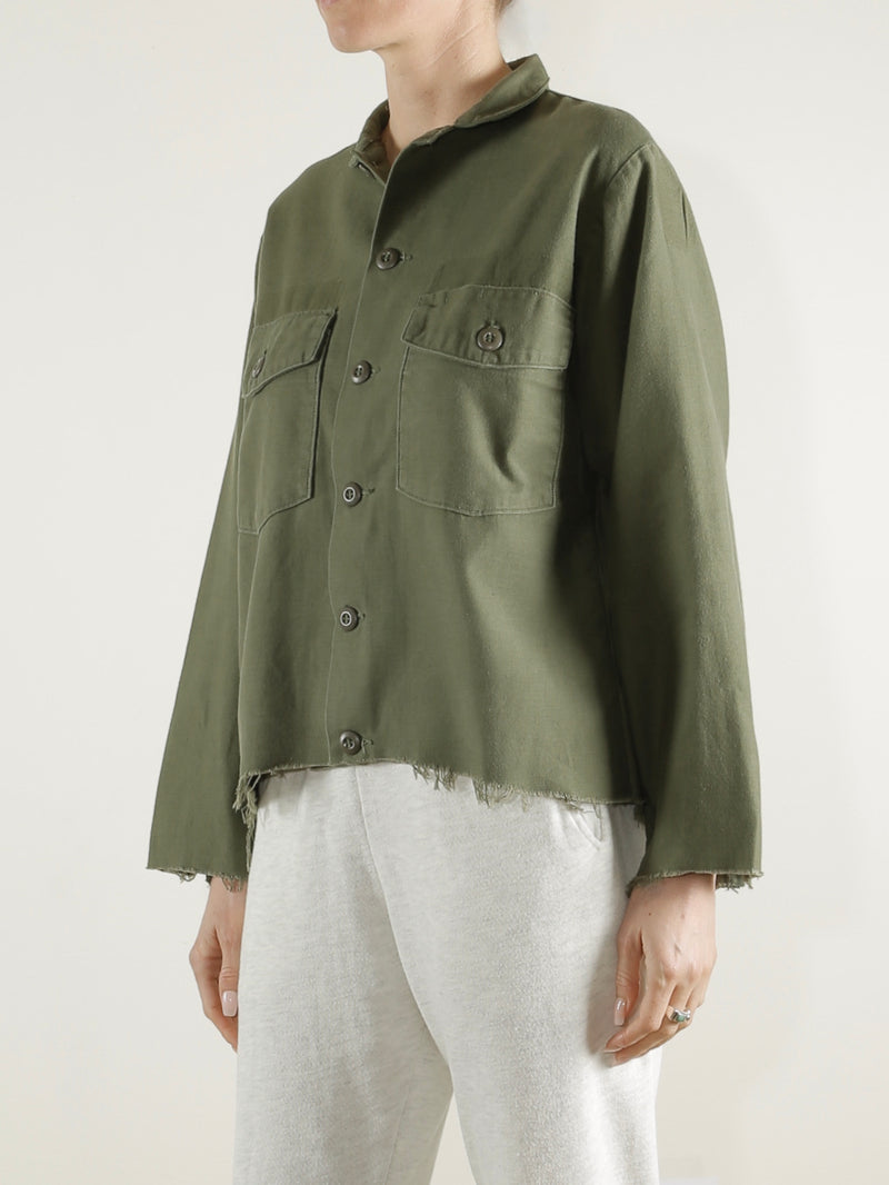 You the Brave GI Shirt Jacket - OD Green