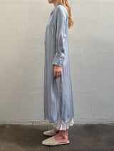 Dria Leon Stella Lurex Shirt Dress - Slate