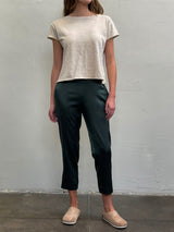 Parker Pant in Silk - Bottle *Final Sale*