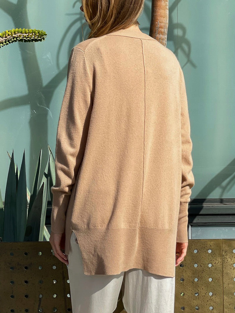 Blake Cashmere Cardigan - Camel