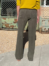 Sloane Pant in Cupro - Military