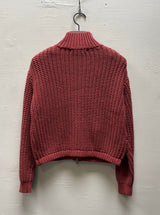Miller Zip Up Sweater - Sienna