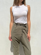 Thai Pant in Paperweight Cotton - Military