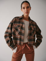 Izzy Shirt in Plaid - Coco/Sable