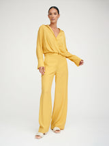 Hepburn Pant in Viscose Gauze - Sun