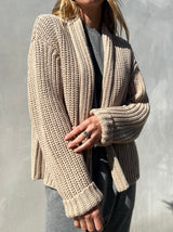 Cotton Sadie Cardigan - Sand