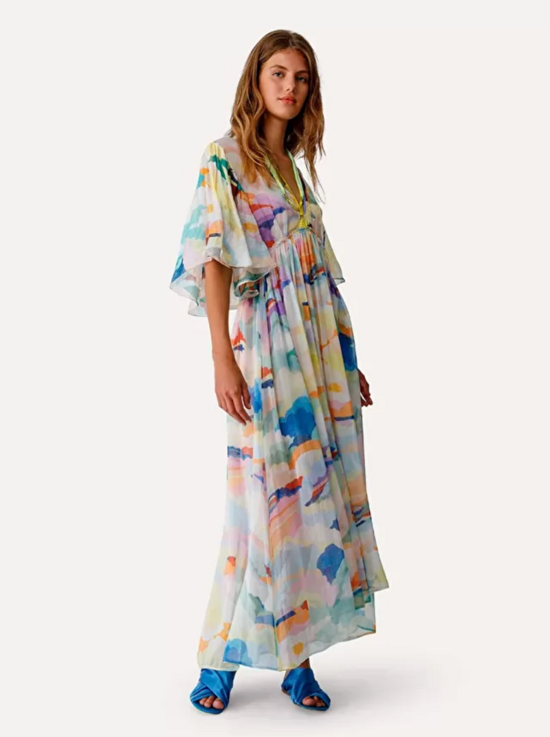 Forte Forte My Dress Silk Print Chiffon - Up Above in the Sky