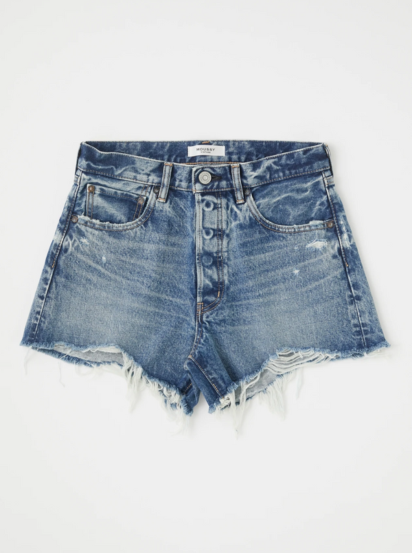 Moussy Reedy Shorts in Blue