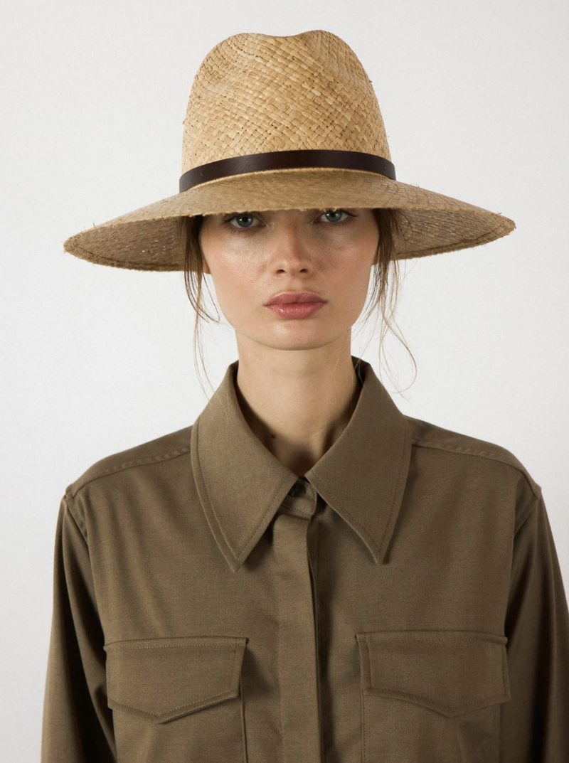 Janessa Leone Dora Hat in Natural
