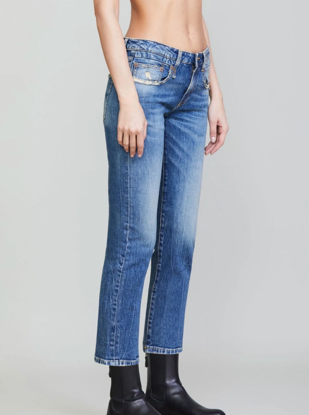 R13 Boy Straight stretch jeans 25 ($525) shops