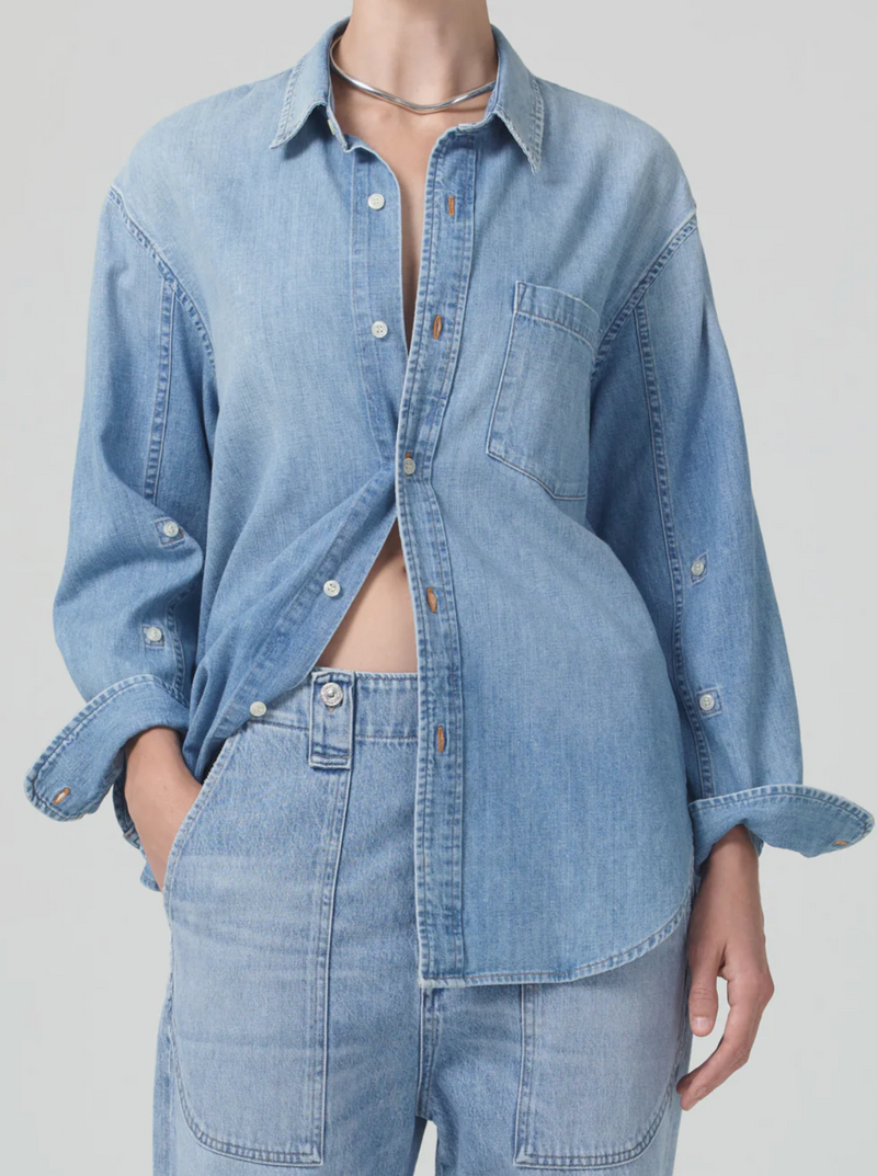 Citizens of Humanity Kayla Shirt - Tide