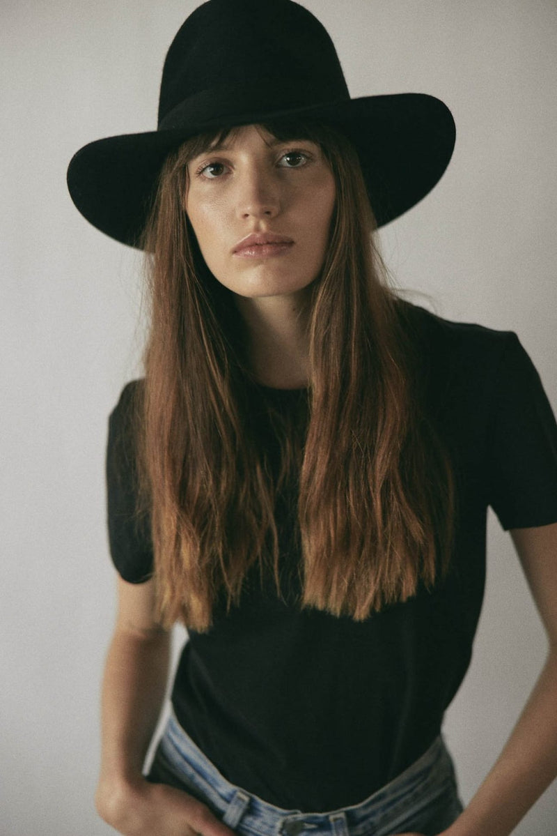 Janessa Leone Luca Hat - Black