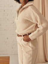Louise Misha Lizzy Sweater - Ficelle